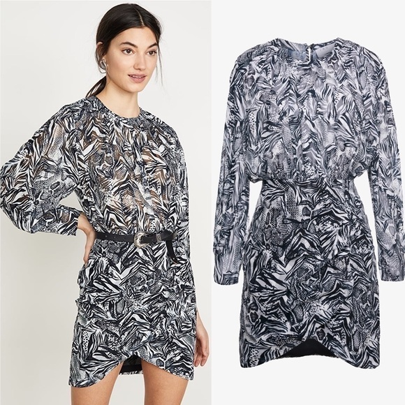 IRO Fenian Print Dress FR34 - Picture 16 of 16